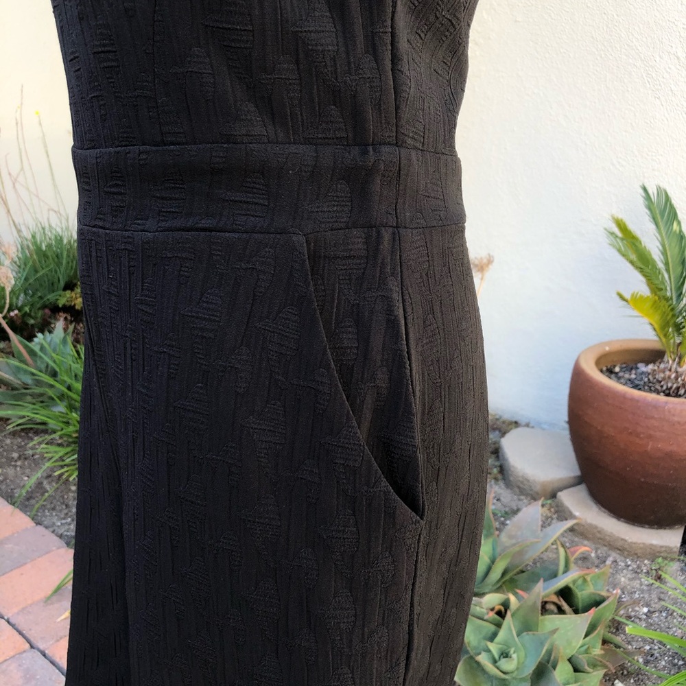 2xHP! Anthropologie Wide Leg Jacquard Jumpsuit NWT Women’s Size Small - Picture 6 of 14